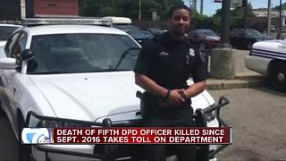 Detroit police department in mourning over officer death
