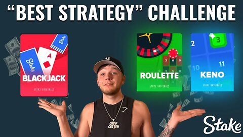 BEST GAMBLING STRATEGY ON STAKE?? DOUBLE or NOTHING Challenge