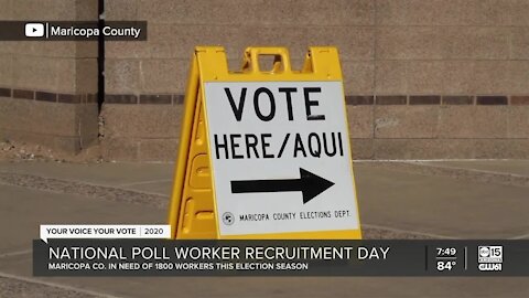 Maricopa County in need of poll workers for 2020 election