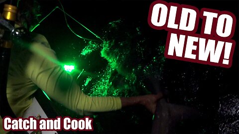 OLD to NEW House! Night Swordfishing Attempt | Catch and Cook