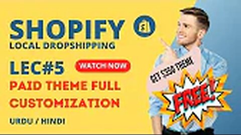 Shopify Local Dropshipping Tutorial in Urdu Hindi | Lec 5 Complete Turbo Theme Customization