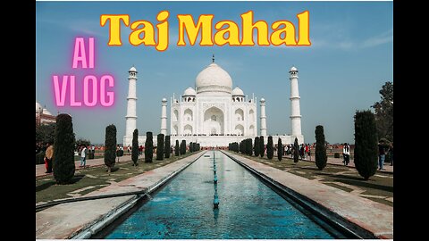 Exploring Taj Mahal | Journey to the Crown Jewel of India | Artificial Intelligence Travel Vlog # 9