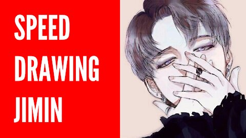 SPEED DRAWING - Jimin Anime - BTS