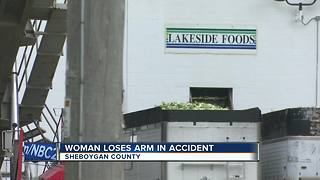 Woman loses arm in industrial accident at Lakeside Foods