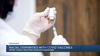 Detroit church educates parishioners amid concerns about racial disparities with COVID-19 vaccine