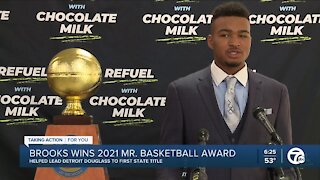Pierre Brooks II wins Mr. Basketball award