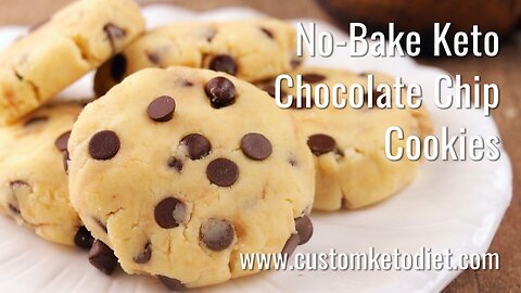 Top Keto No-bake Chocolate Chip Cookies I Quick and very easy to make