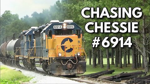 Chasing the "Vandalized" Chessie Heritage Unit - CSXT 6914