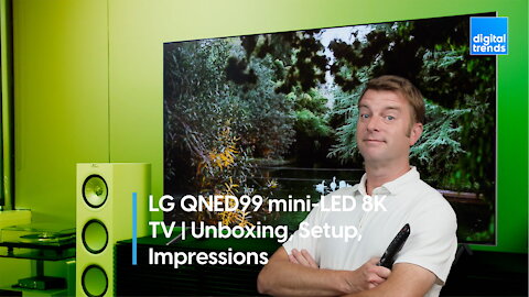 LG QNED99 mini-LED 8K TV | Unboxing, Setup, Impressions