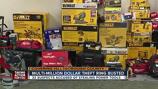 34 arrested in massive theft & re-sale ring at Hillsborough County Home Depot stores