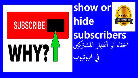 🔴Hide YouTube Subscribers