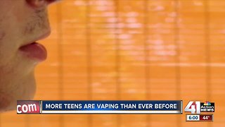 New study finds more teenagers are vaping than ever before