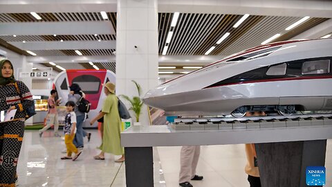 China-funded and made Bullet Train in Indonesia transports its two millionth Passenger recently