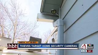 Thieves stealing security cameras in Belton, KC