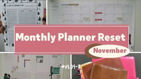 Monthly Planner Set Up - November