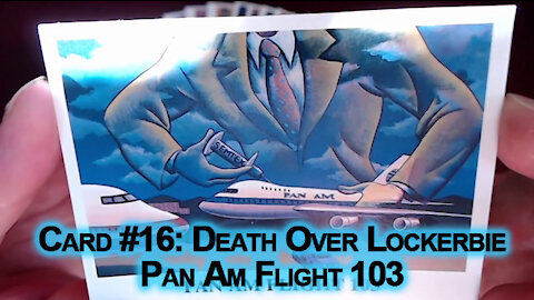 Drug Wars Trading Cards: Card #16: Death Over Lockerbie, Pan Am Flight 103 (Eclipse Comics History)