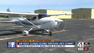 Air Race Classic flying through Lee's Summit