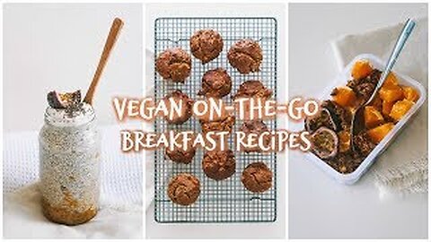 IDEAS FOR VEGAN BREAKFAST AT WORK & SCHOOL