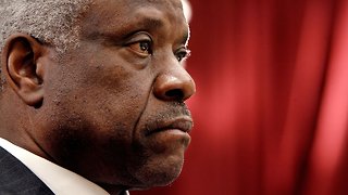 Clarence Thomas Breaks Yearslong Silence At Supreme Court