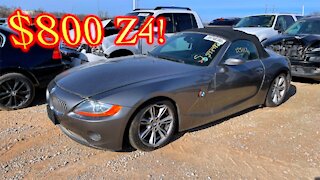 Copart Walk Around 2-2-21 + $800 BMW Z4!!