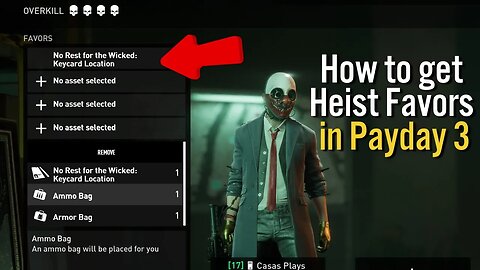 How to Get Heist Favors in Payday 3