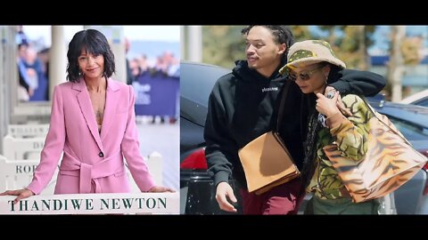 Divorced & Chest Tattooed THANDIE NEWTON Shows Off Her NEW LOOK Since Sing/Rapper Boyfriend