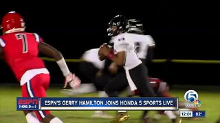 Gerry Hamilton joins Paxton Boyd on Honda Five Sports Live