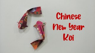 How to Make Origami Koi - Chinese New Year