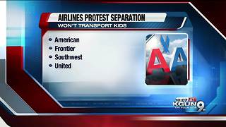 Airlines ask US not to put migrant children on flights