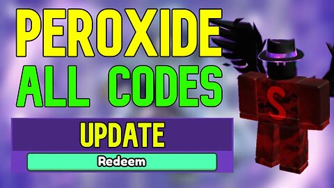 New Peroxide Codes | Roblox Peroxide Codes (November 2023)