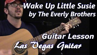 Wake Up Little Susie by The Everly Brothers Guitar Lesson