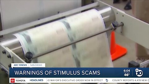 Warnings over stimulus scams