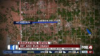 Hit and run investigation in Clewiston