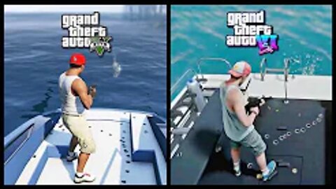 GTA 5 Vs GTA 6 | Details & Physics Comparison (Evolution) Made by Vammostga