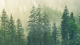 Fall into Deep Sleep with Forest Rain Sounds ASMR - Reduce Stress and Anxiety