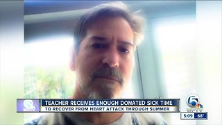 Teacher receives donated sick time