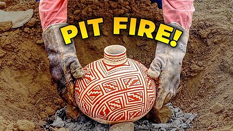 Experimental Pottery Firing: Reduced Iron Paint