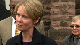 Cynthia Nixon brings campaign for governor to Western New York--6pm