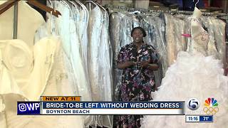 Bride-to-be left without wedding dress