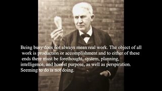 Thomas Edison Quotes Compilation