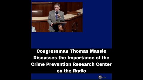 Congressman Thomas Massie (R-KY) talked to Bob Frantz