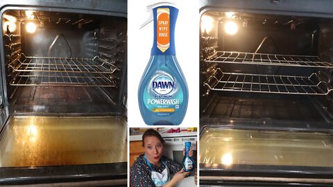 How to Clean a Dirty Oven with Dawn Powerwash