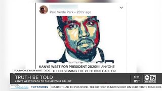 Kanye's path to the Arizona ballot