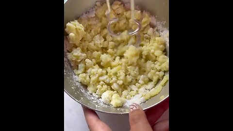 Potato Dumplings Recipe #potato #shorts