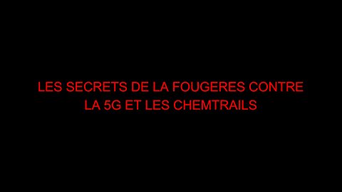 LES SECRETS DE LA FOUGERES CONTRE LA 5G ET LES CHEMTRAILS