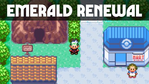 Pokemon Emerald Renewal - Old GBA ROM Hack with Upgraded Battle Engine, Remapped standard maps, RTC