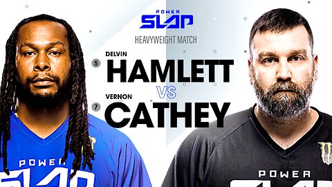 Slumped On Table | Vernon Cathey vs Delvin Hamlett Power Slap 6 Full Match