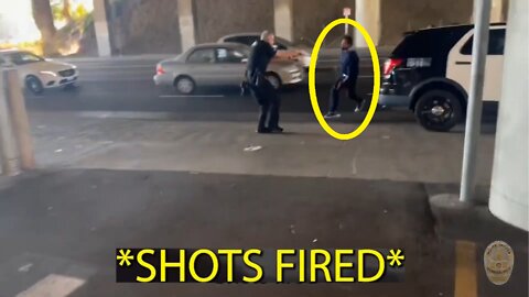 Bodycam video shows LAPD fatally shoot man with knife. Los Angeles police Felipe Guerrero shooting