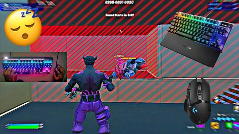 Steelseries Apex Pro TKL ASMR Chill🤩 Piece Control 1v1🏆Satisfying Keyboard Fortnite + HANDCAM