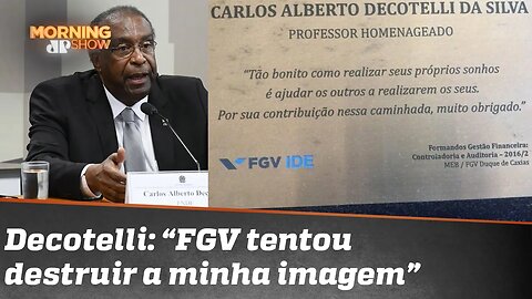 Decotelli diz que FGV quis destruí-lo e que brancos com imperfeições no cv não incomodam